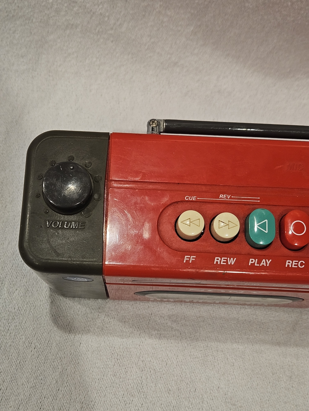 SONY MY FIRST SONY Cassette Player Red CFM 2000 AM/FM Parts Or Repair -No Sound - Picture 7 of 8